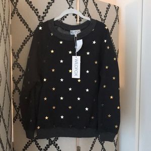 Wildfox gold star sweatshirt
